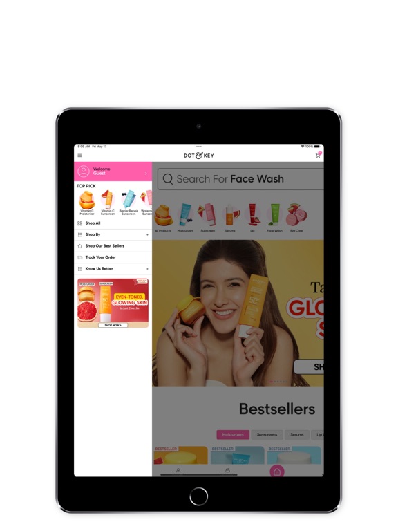 Dot & Key Skincare Shopping iPad screenshot 2 - Shopping app