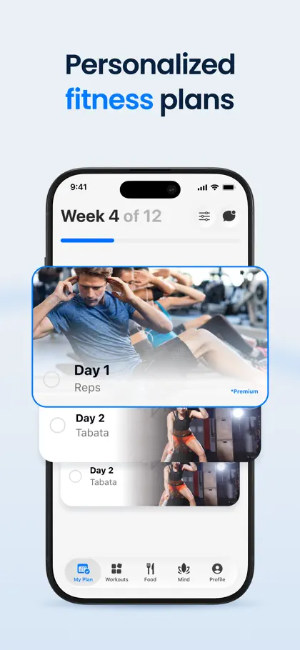 Screenshot 5 di 6 di Fitify: Home Workout, AI Coach