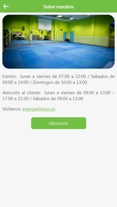 Energie Fitness Gasteiz Screenshot