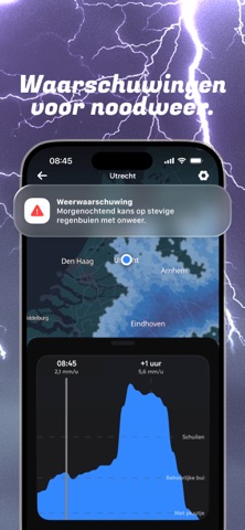 Pluutje: Regenradar iPhone screenshot 2