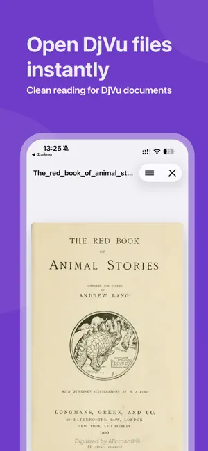 DjVu Book Reader screenshot 1