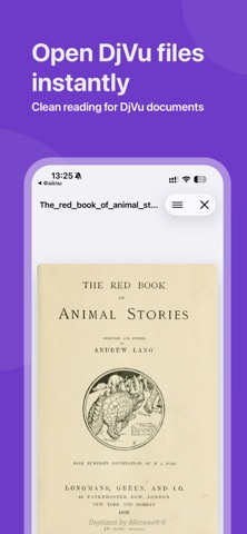 DjVu Book Reader Screenshot 1 of 4