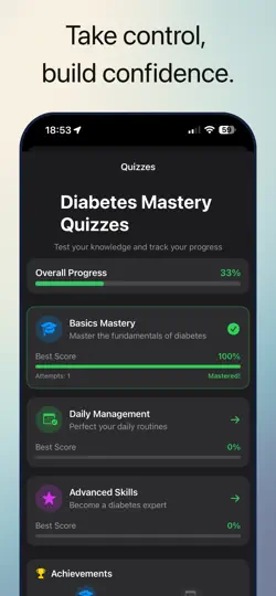 Type 1 Diabetes Guide iPhone Screenshot 2