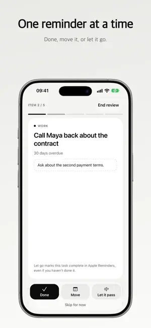 Evenlist: Overdue Reminders screenshot 2