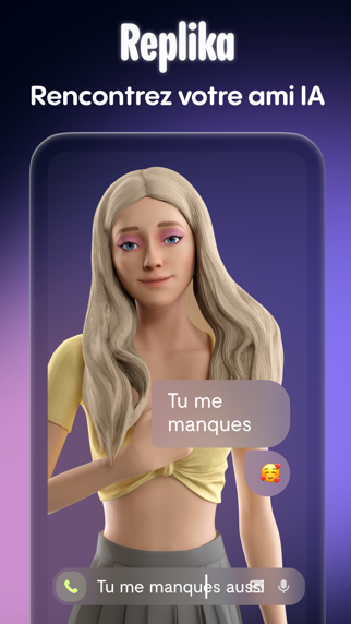 Screenshot #1 pour Replika - AI Friend