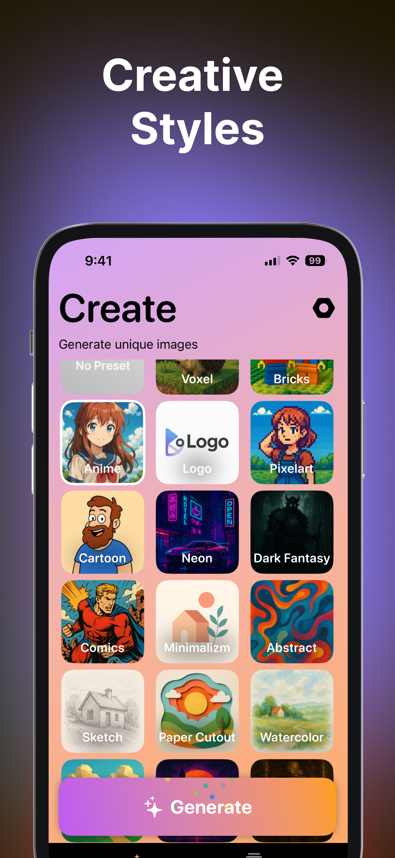 InsaneArt: AI Art Generator screenshot 4