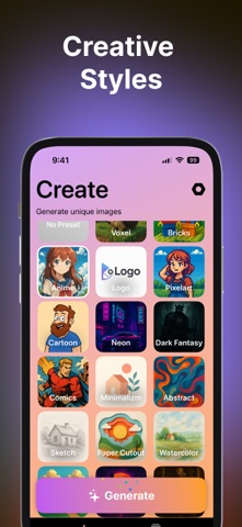 InsaneArt: AI Art Generator screenshot