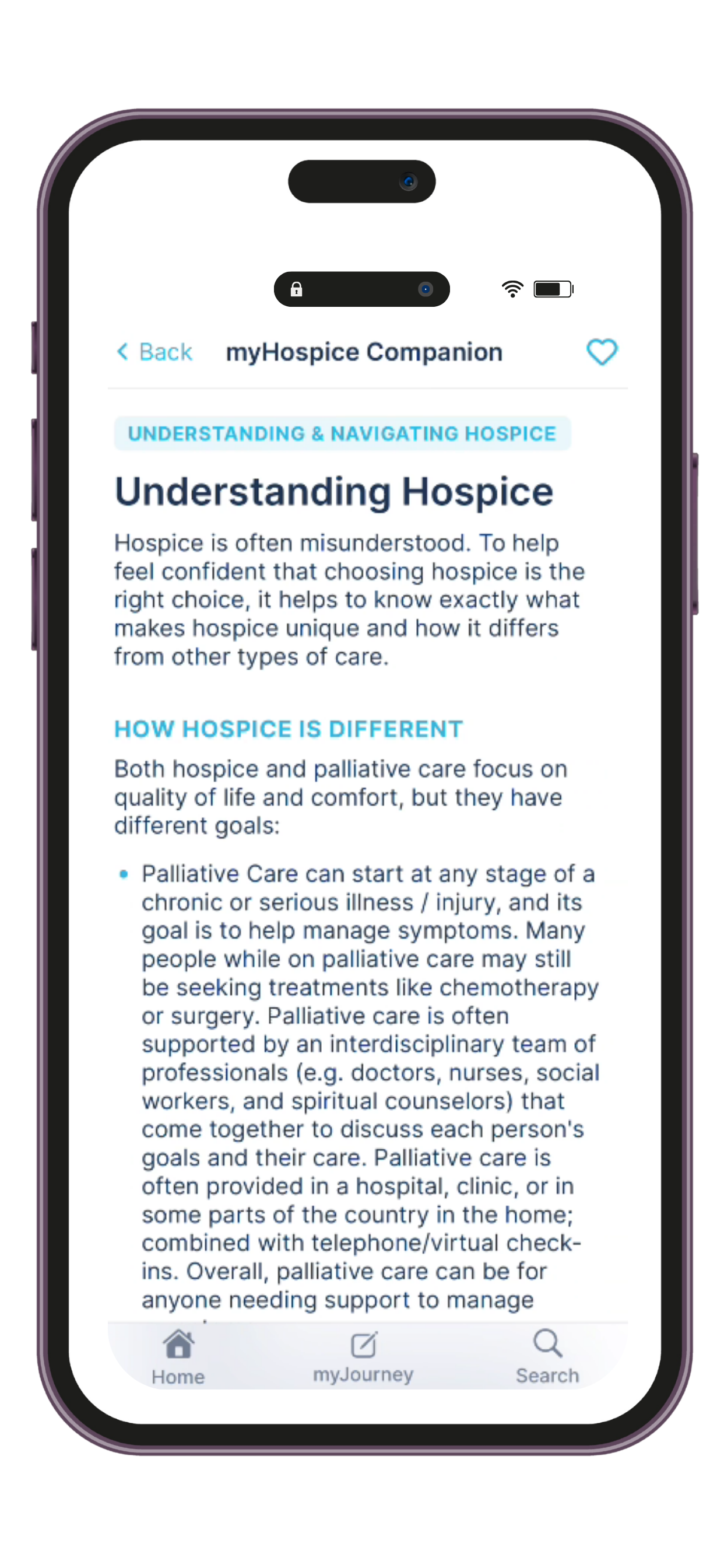 myHospice Companion screenshot 4
