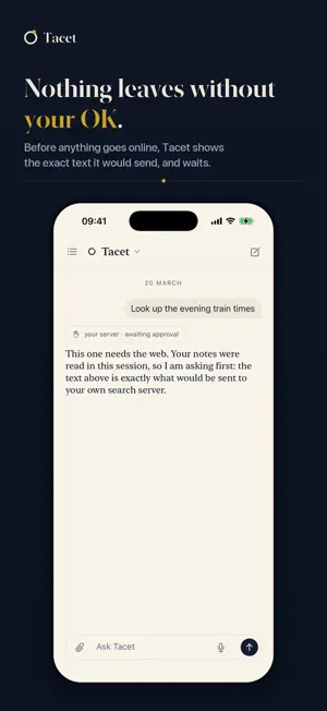 Tacet: Offline Document AI screenshot 2