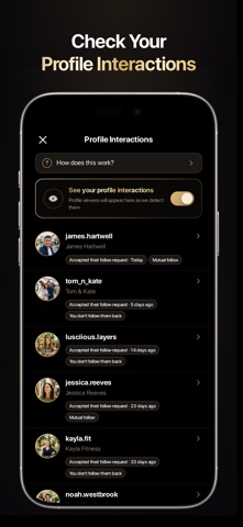 inProfile: Unfollower Reports screenshot