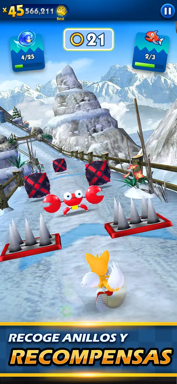 Sonic Dash - Free Hack screenshot 4 - iOS game interface