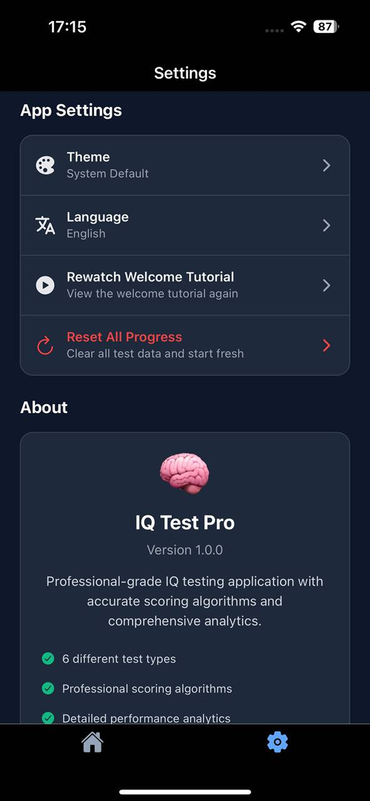 Pro IQ Test