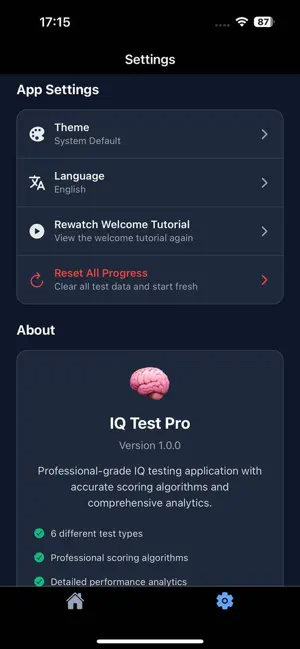 Pro IQ Test screenshot 3