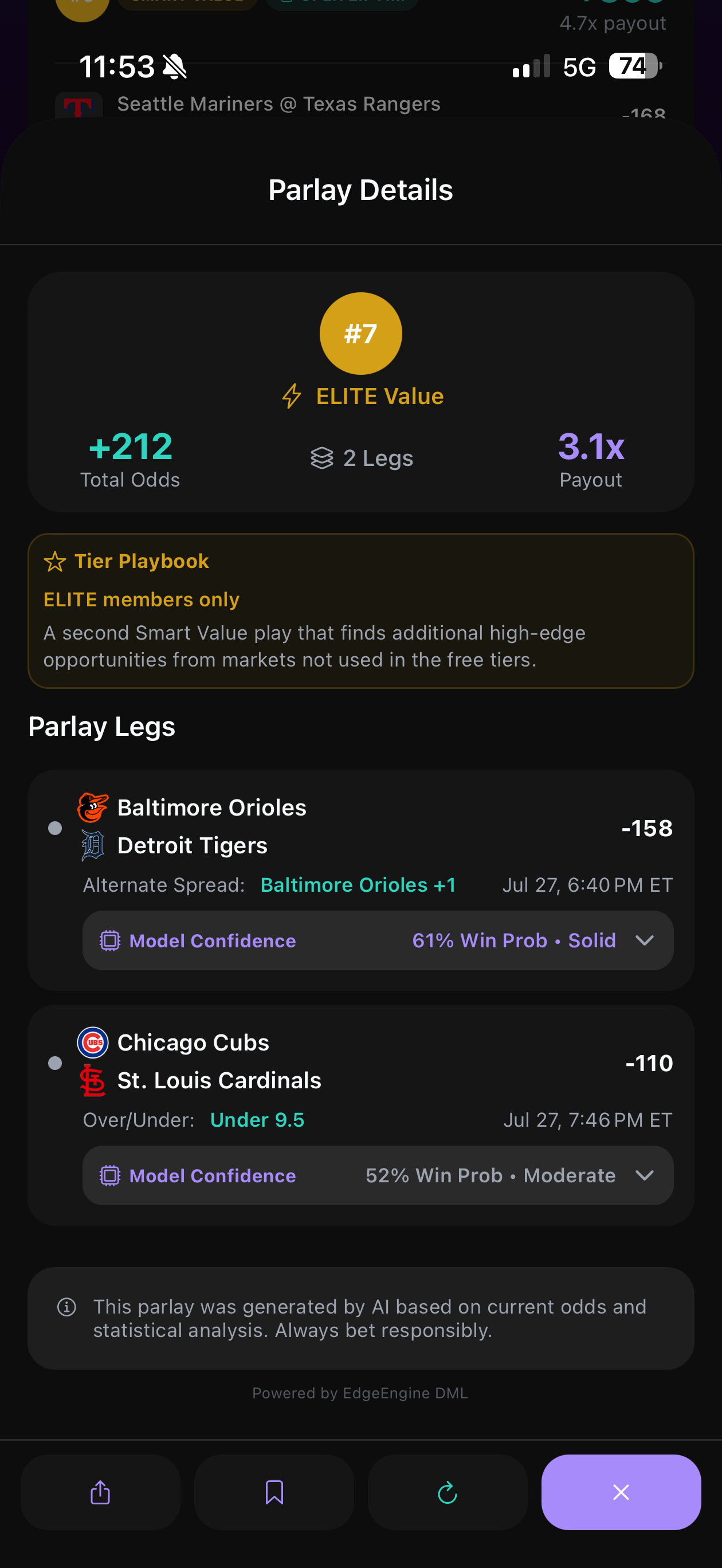 Parlay Wizard: Picks Delivered screenshot 8