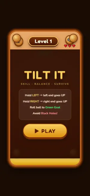 Tilt It: Classic screenshot 1