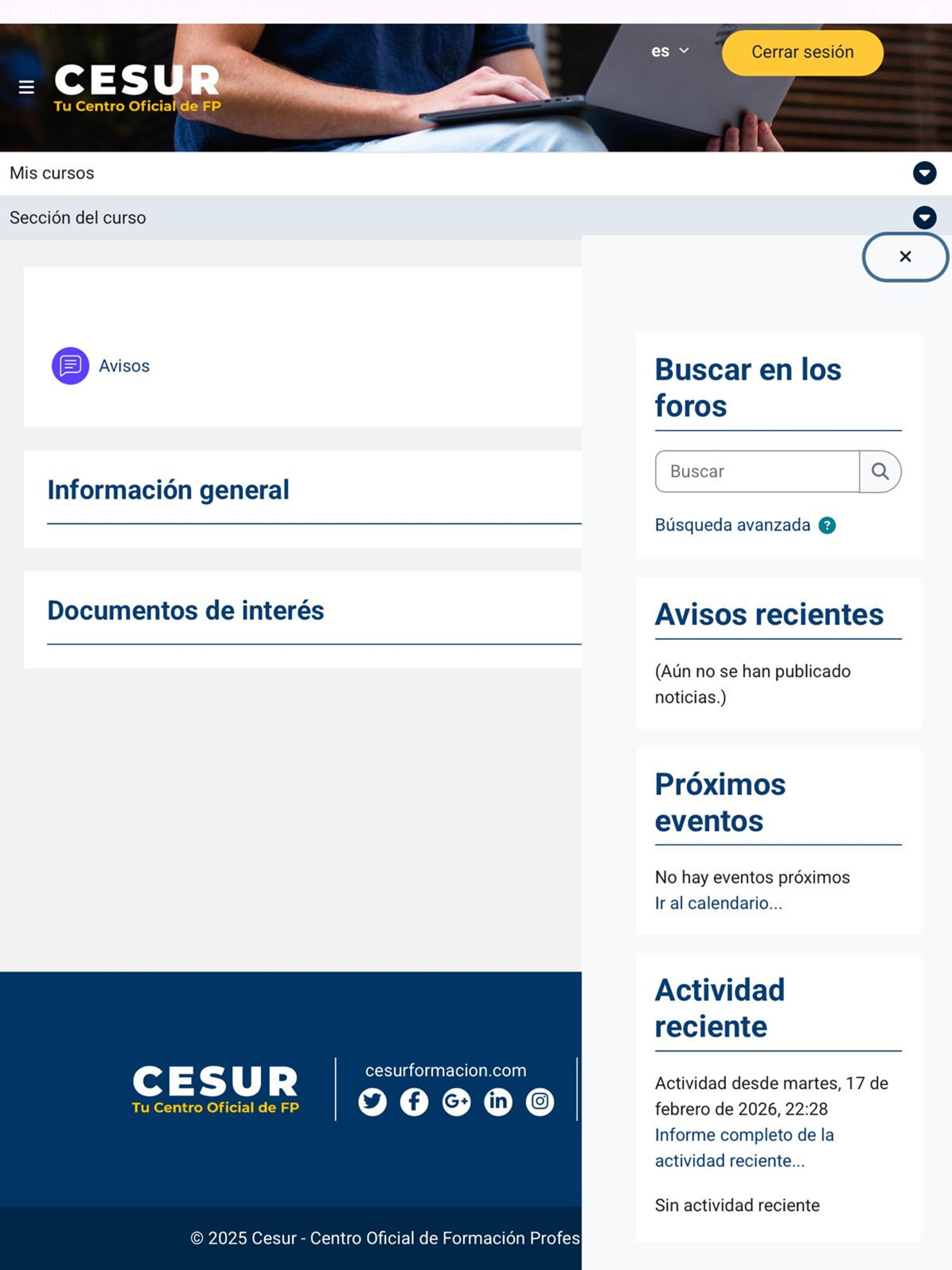 Cesur Formación Profesional screenshot 16
