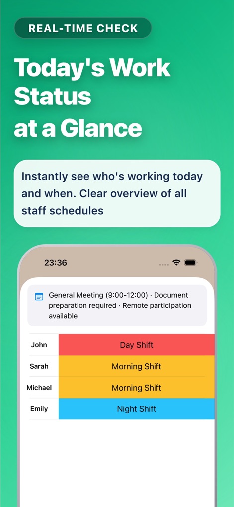 Shift management app! - Productivity App | MWM