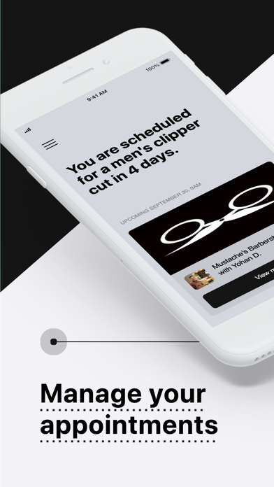 Mustache’s Barbershop iPhone screenshot 2 - Lifestyle app