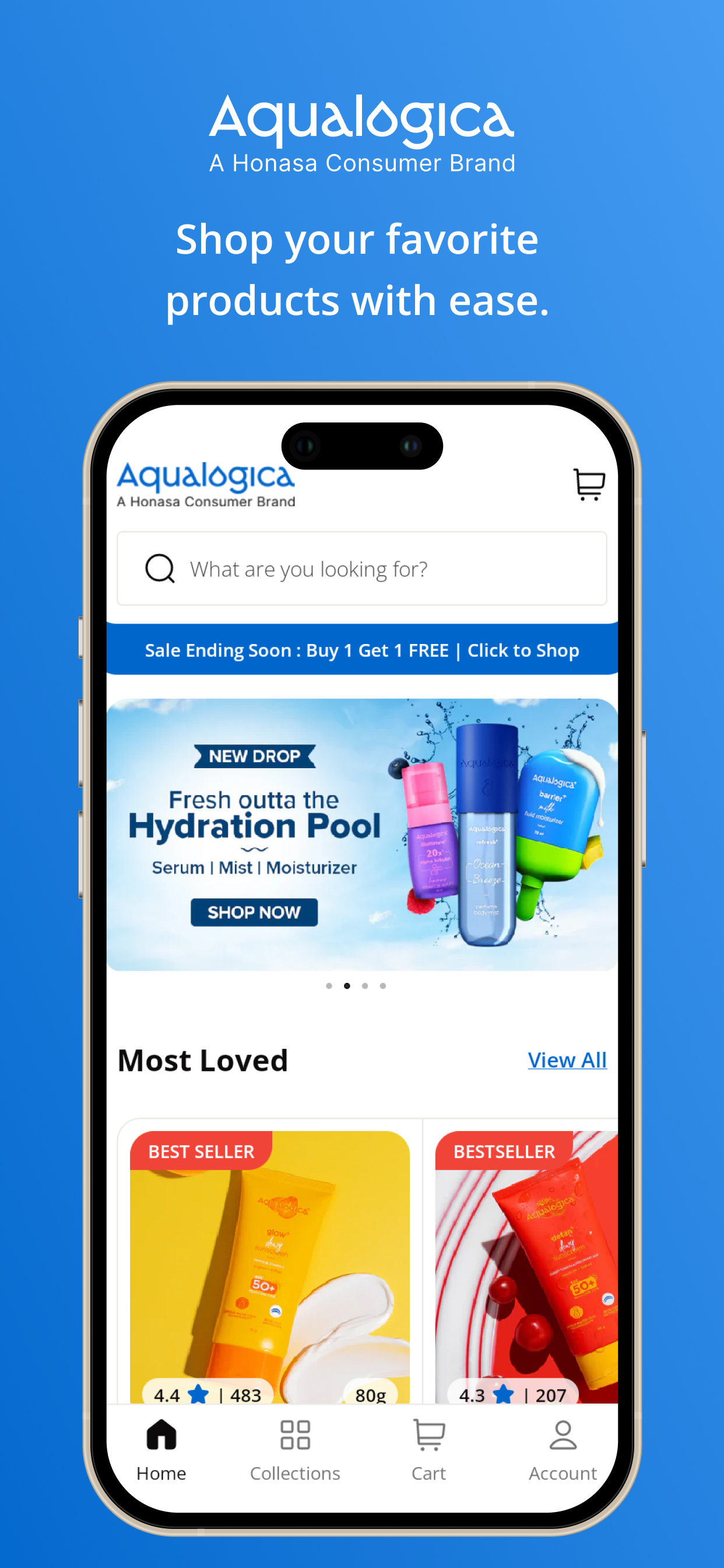 Aqualogica Online Shopping App
