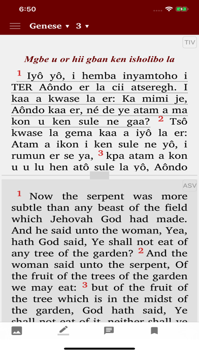 Screenshot #1 pour Tiv Bible
