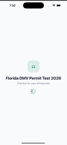 Florida DMV Permit Test 2026 iPhone screenshot