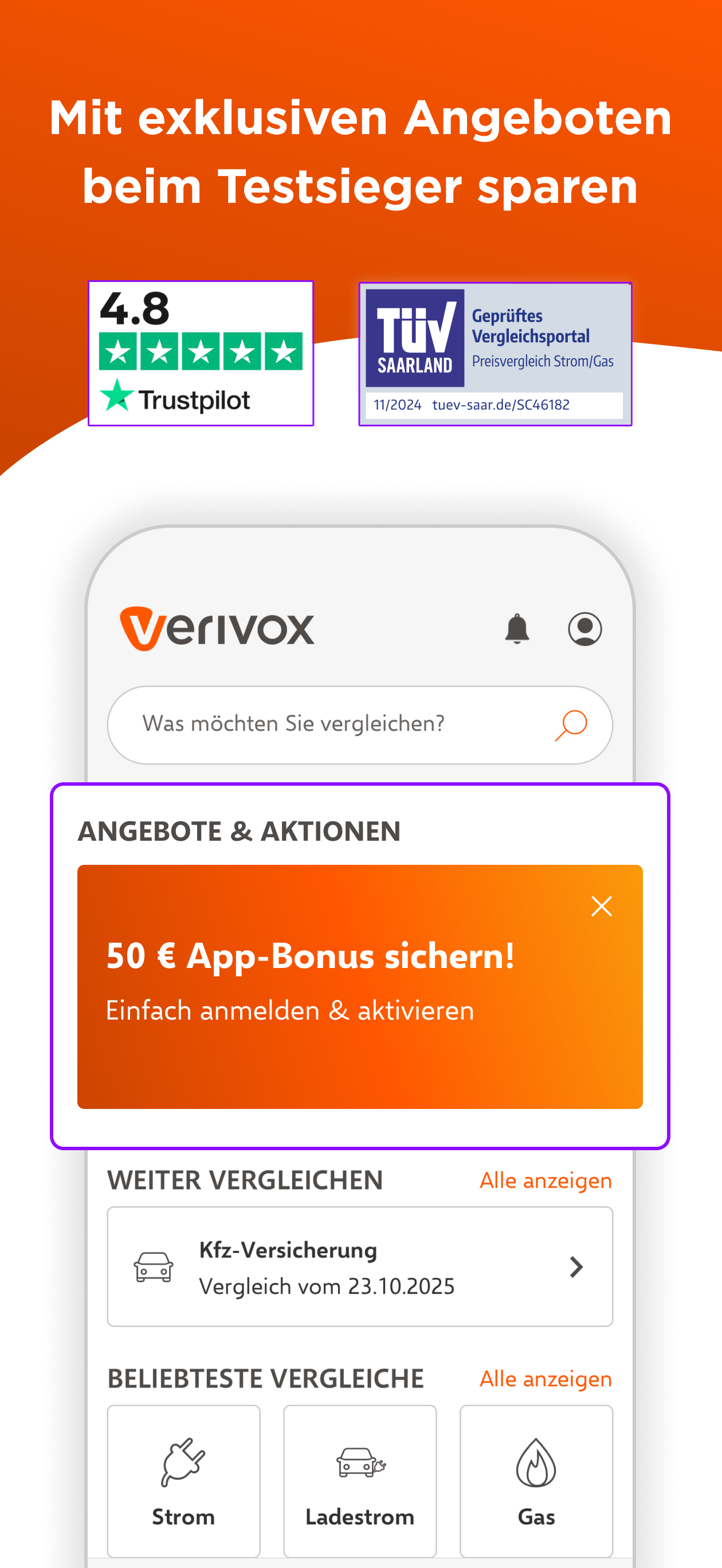 Verivox: Dein Vergleichsportal