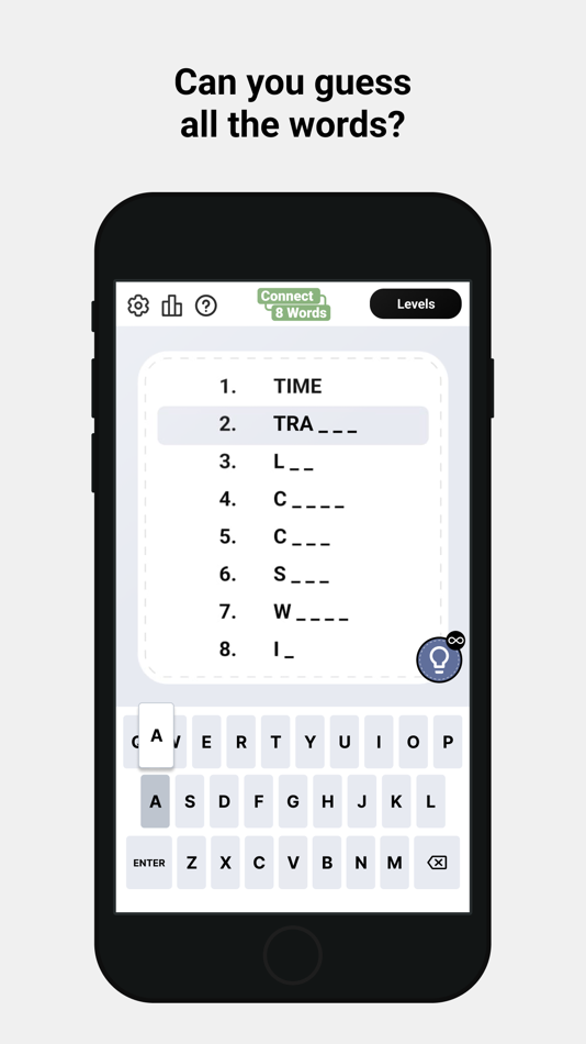 #2. Connect 8 Words (iOS) 由: Budali Kingsley