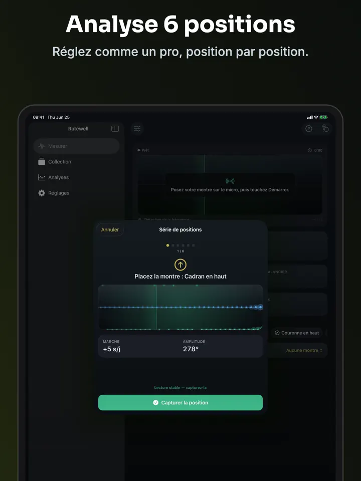 Ratewell sur iPad : capture d’écran 6 sur 6