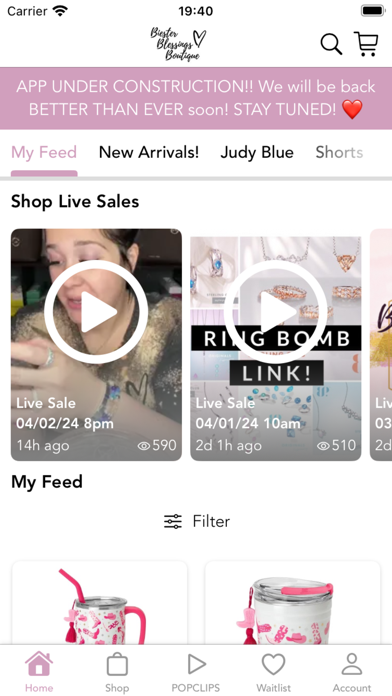 Biester Blessings Boutique Screenshot
