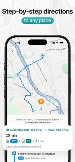 Movnex - Transit Maps Tbilisi screenshot 2