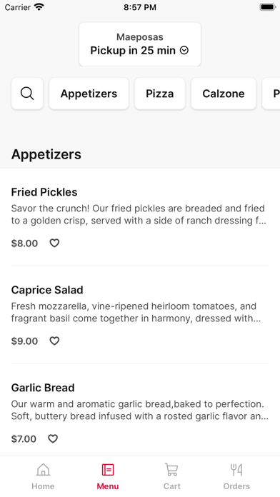 Maeposas iPhone screenshot 2 - Food & Drink app