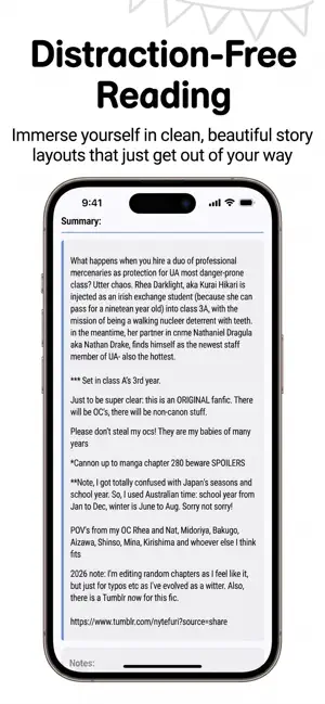 AO3 Archive Reader Unofficial iPhone screenshot 5