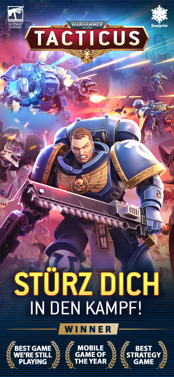 Warhammer 40,000: Tacticus ™ iOS Mod IPA screenshot 1 - iOS game interface