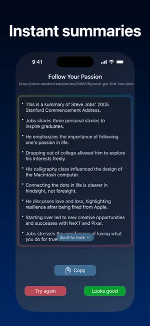 Arthur Reader - AI Summarizer screenshot 2