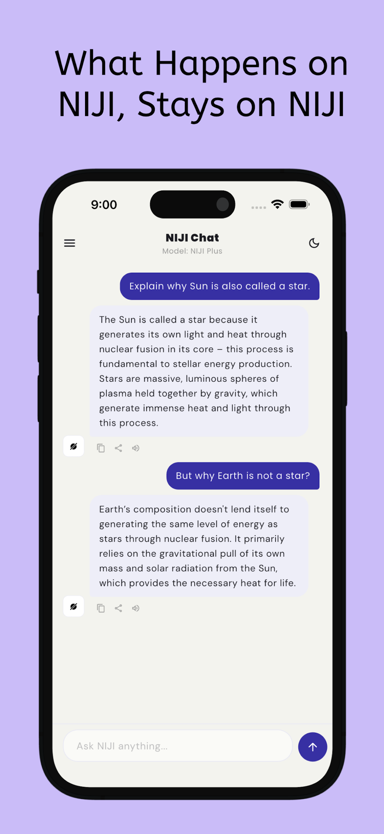NIJI Chat screenshot 3