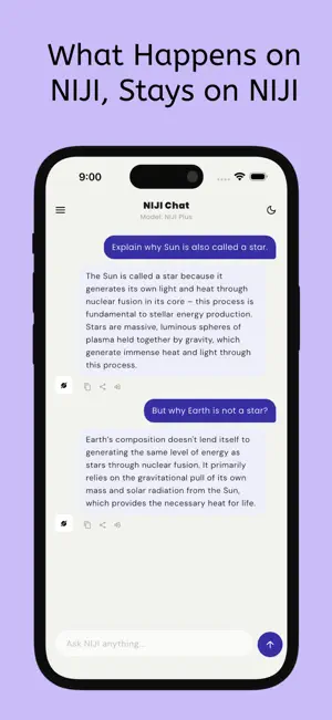 NIJI Chat screenshot 3