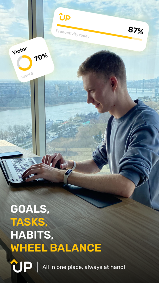 #1. UP: To Do List, Habit, Task (iOS) 由: Victor Shamruk