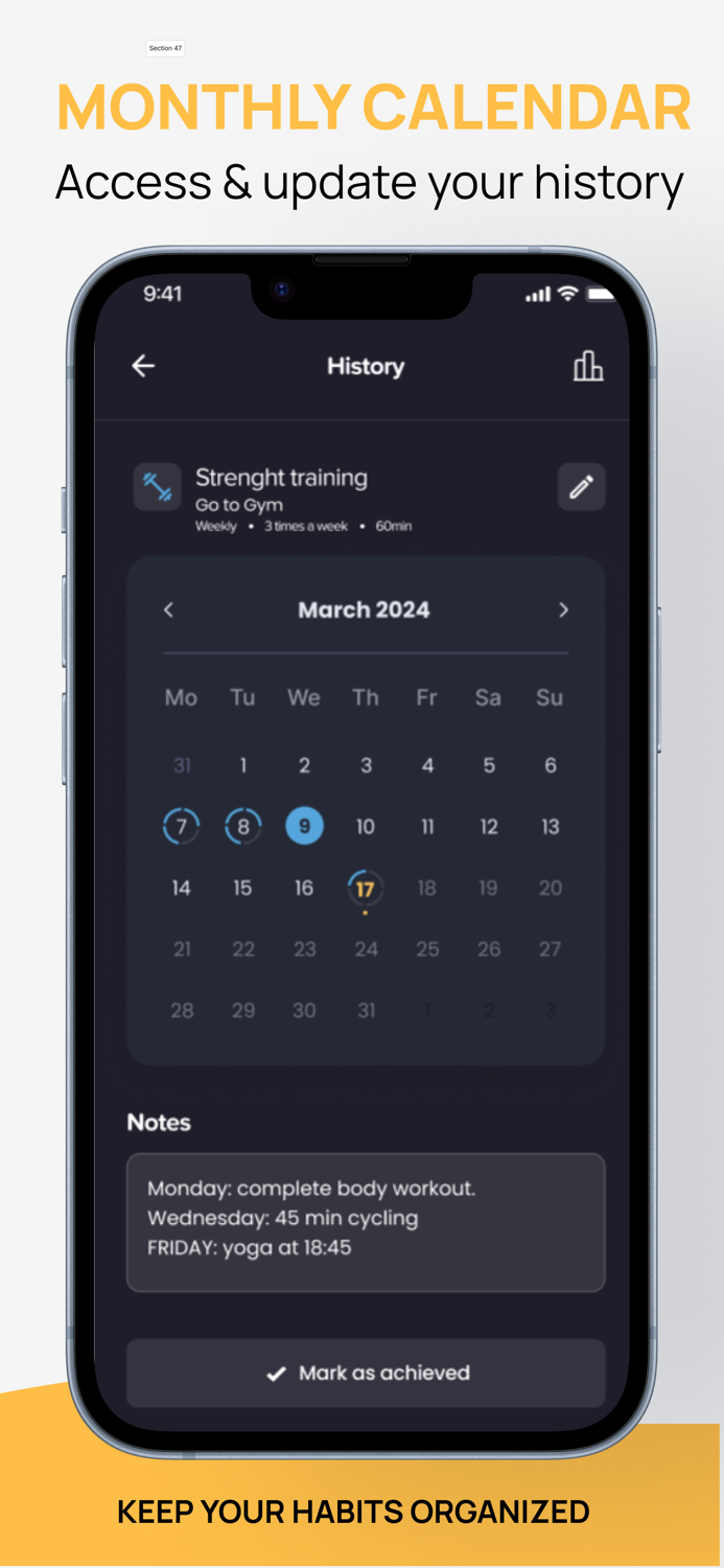 Habit Tracker - iUhabit