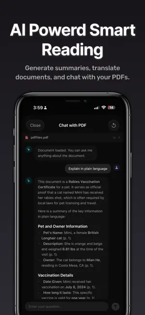 Minine PDF: Scan, Edit & AI screenshot 3