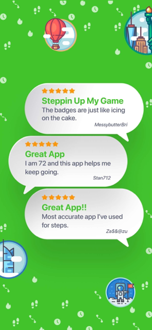 ‎Stepz - Step & Calorie Counter Screenshot