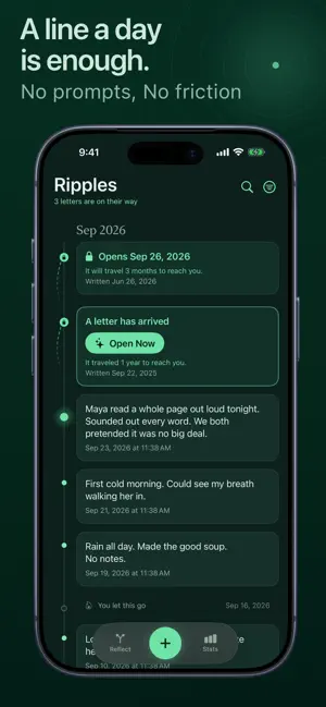 Ripples: Micro Journal & Diary screenshot 1