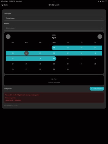 App screenshot