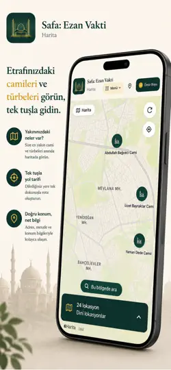 Safa: Ezan Vakti iPhone Ekran Görüntüsü 5