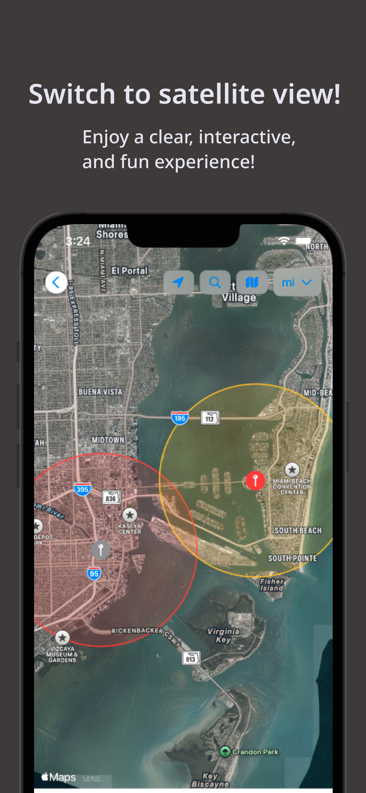 Radius On Map: Draw Circles