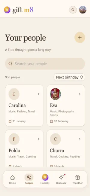Giftm8 screenshot 3