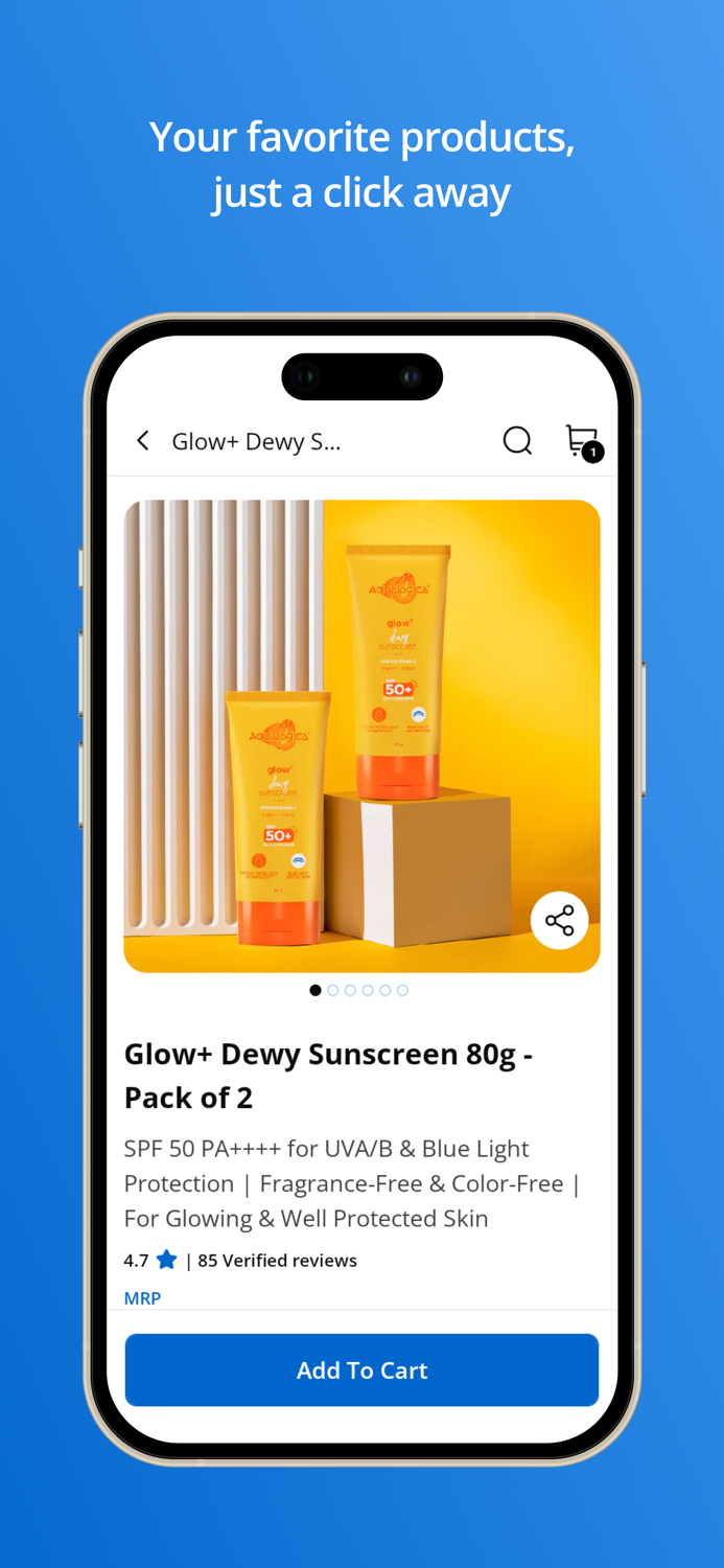 Aqualogica Online Shopping App