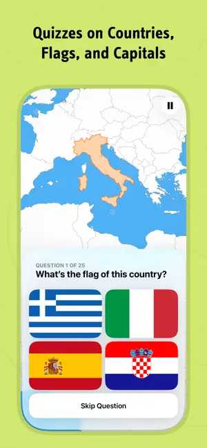 geotrainer: Geography Map Quiz screenshot 2