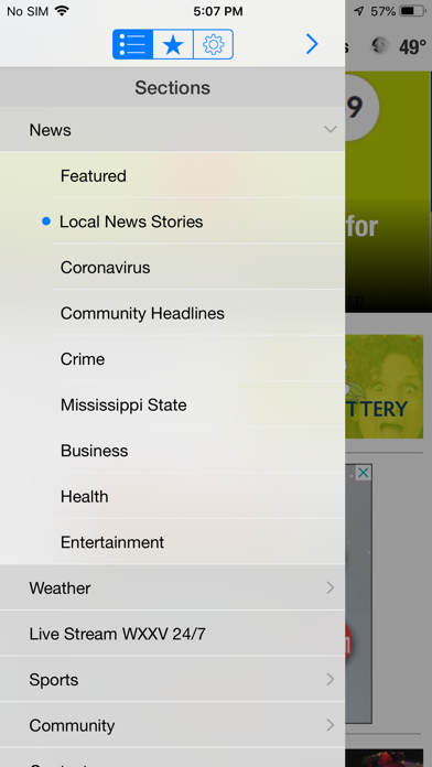 WXXV News 25 Screenshot