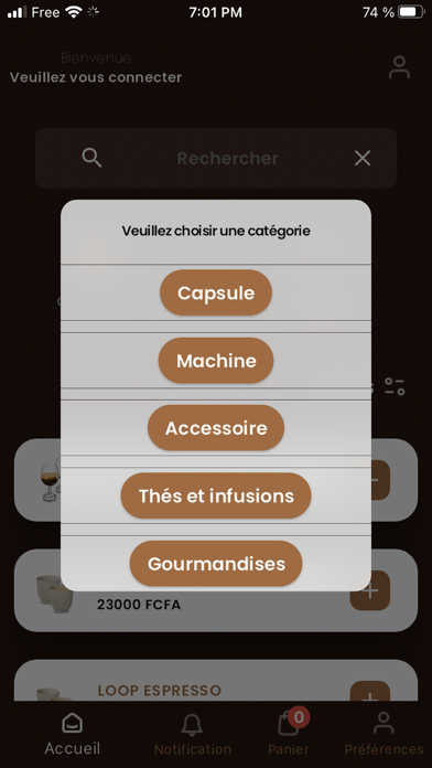 Dakar Café Express Screenshot