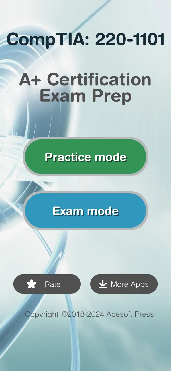 Screenshot #1 pour A+ 220-1101 Exam Prep